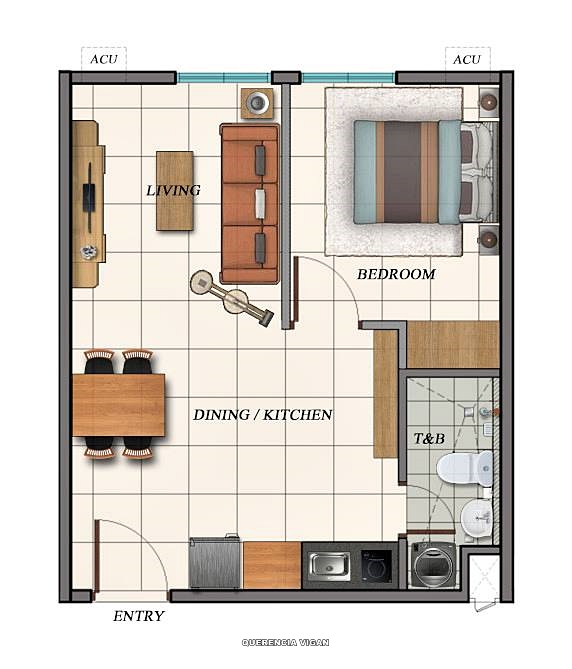 Querencia Towers Condo Unit Floor Plan Querencia Towers